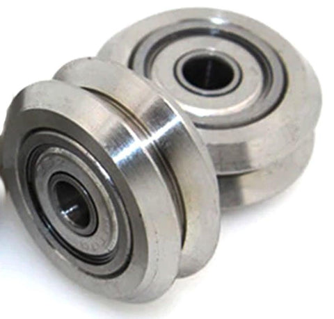Linear Motion Guide Way 5x24.5x5.6mm V Groove Steel Track Roller Bearing - VXB Ball Bearings