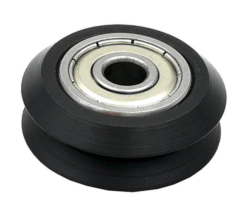 Linear Motion Guide Way 7x24.5x10mm V Groove OPEN Bearing