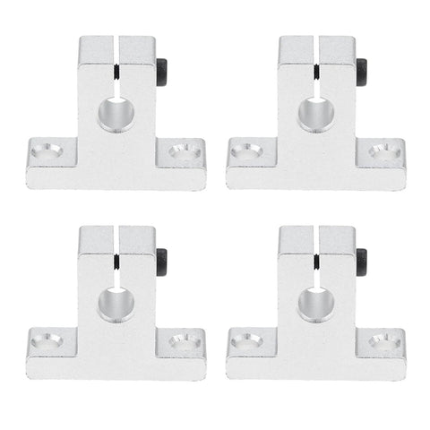 4 SK8 supports from 16 Piece 150mm Linear Motion Set with 8mm rods, lead screw, SCS8UU bearings, KP08 pillow blocks and flexible couplings