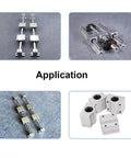 Linear Motion Ball Bearing Slide Block, SCS10UU 10mm Pillow Block Closed Linear Bearing Aluminum Bushing application examples