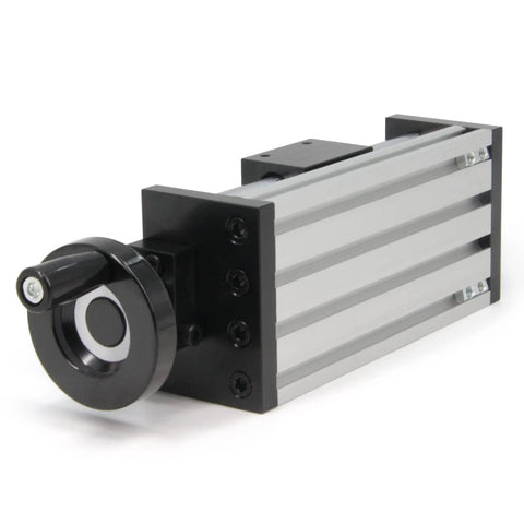 ✝️ 100mm effective stroke length linear rail guide double optical axis linear slide rail ballscrew sfu1605 with manual sliding table