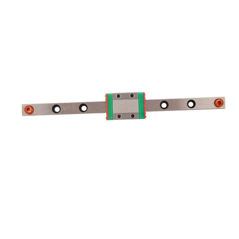 LML9B Miniature Linear Rail Guide With 9mm Width Slide Block, visible in full view, showcasing ball retainer and lubrication system.