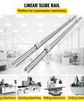Complete Two Pack Linear Rail Kit With Two 2000mm SBR16 Rails And Four Square Type Carriage Blocks For Ultra Smooth CNC Motion High