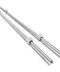Complete Two Pack Linear Rail Kit With Two 2000mm SBR16 Rails And Four Square Type Carriage Blocks For Ultra Smooth CNC Motion
