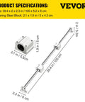 Ultra Smooth Linear Rail Kit For CNC And DIY Projects BestEquip 20mm x 1000mm shafts with block bearings and supports