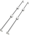Ultra Smooth Linear Rail Kit For CNC And DIY Projects BestEquip 2 Pieces 20mm x 1000mm Linear Shafts With 4 Shaft Supports And 4 SC20UU Block Bearings