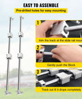 Ultra Smooth Linear Rail Kit For CNC And DIY Projects BestEquip 2 Pieces 20mm x 1000mm Linear Shafts with Assembly Instructions