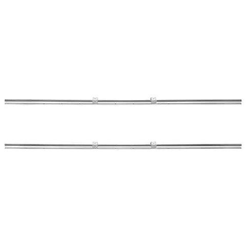 Linear Rail, 2 PCS SBR 20-2200mm, Linear Guideway Rail displayed with SBR20UU Carriage Bearing Blocks