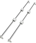 Linear Rail Slide 2PCs 20mm x 1200mm Linear Bearing Slide Set with 4Pcs Block Bearings SC20UU+4Pcs Shaft Support Linear Shaft CNC Parts Kits