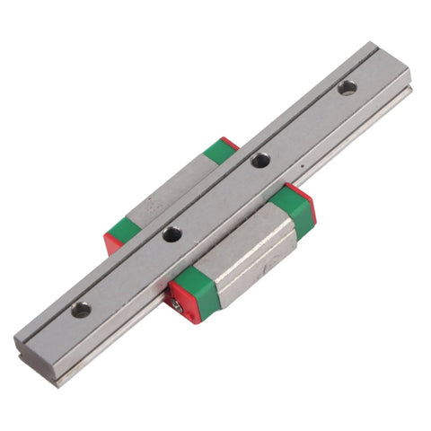 LML12B Linear Slide Block With Retainer And Lubrication System, 12mm wide guide, for automatic equipment and CNC machinery, 100mm travel