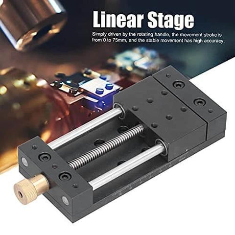 Linear Actuator Manual Sliding Table Stage Kit for 3D Printer CNC Router Aluminum Alloy Rail Guide High Precision Motion Axis