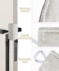 Door Slamming Noise Stopper Cushion For Quiet Doors, Elastic Sides Fit Most Door Sizes, Door Silencer Pad Prevents Slams