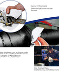 Lint Free 4x4 Wipes 1200 Pcs Cellulose Polyester Blend For Lab Pharma shown in use on machinery and tools