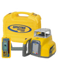 Spectra Precision LL300N-4 Self-Leveling Rotary Laser Kit with HL450 receiver and carrying case