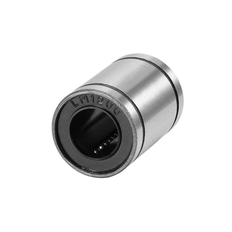 Lm12uu linear ball bearings 12mm bore 21mm OD 30mm long for cnc machine 3d printer 4pcs, smooth motion, CNC automation, side view