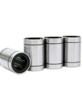 ✝️ LM25UU Linear Ball Bearing 25x40x59mm, Set of 4 for CNC axis motion installation, shown in four-pack arrangement