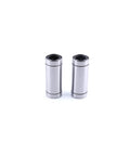 ✝️ Lm8luu linear ball bearing, bore dia 8 mm, OD 15 mm, width 45 mm, used for mechanical sliding tables, cnc machine tools, 3d printers, silver 2pcs