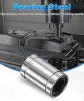 LM8UU Linear Ball Bearings 8mm Bore Dia 15mm OD 24mm Length, 4 pcs linear bushing in CNC engraving machine setup.