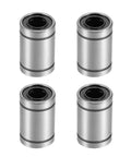 4pcs ✝️ LM8UU Linear Ball Bearings 8mm Bore 15mm OD 24mm Length for CNC Machine and 3D Printer, shown in clean replacement pack.