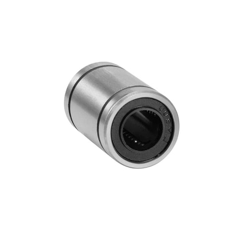 LM8UU Linear Ball Bearing 8mm Bore 15mm OD 24mm Length, front view, single bearing for CNC Machine 3D Printer, part of 4pcs pack