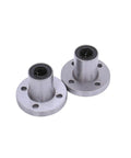 LMF10UU Round Flange Linear Motion Bearing Set Of 2 With 10x19x29mm Bore And Outer Diameter 19mm And Length 29mm High Quality Ball Bearing