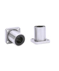 LMK16UU Square Flange Linear Ball Bearing Two Units 16mm Bore 28mm Outer Diameter 37mm Length for CNC Machines and 3D Printers