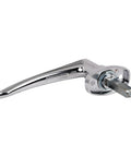 Lockable Handle Replacement 1654011520 for heavy equipment and machinery, chrome finish, industrial-grade, side view