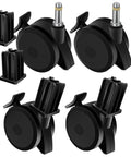 4 Pack Locking Caster With Insert Replacement Parts 70360 For Genesis Spirit E310 E320 S330 E210 Summit E400 E600 Gas Grills 2007 To 2019 Suitable For Spirit Summit E Series Style Models Includes Four Casters And Inserts