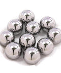 10-Pack Rockbit 13/16" S-2 Tool Steel G200 Bearing Balls in a close-up view, showing polished steel finish and size.