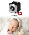 42 x 34mm Stepper Motor 34mm high 1.8° Torque 15Ncm (22.3oz.in) Low Noise 2-Phrase Universal Electric DC 1.3A Motor with baby image