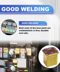 Jcase Fuse Kit 10 Piece Low Profile Automotive Fuse Set showcasing good welding in a fuse box installation