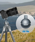 Low Profile 36mm CNC Aluminum Ball Head For Tripod And Monopod 360 Degree Panorama With Dual U Shaped Slots For Slider DSLR And Camcorder