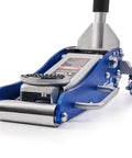 Low Profile 2 Ton Floor Jack With Dual Pump System For Quick Lift, Hydraulic Aluminum And Steel Car Jack, Durable Blue