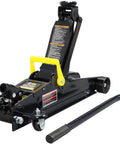 Low Profile Hydraulic Floor Jack 2.5 Ton With Quick Lift Pump Trolley Style Beefy Heavy Duty Steel Build 5000 Lb Capacity