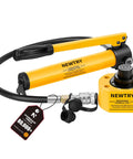20 Ton Low Profile Hydraulic Jack Porta Power Kit With CP 180 Manual Pump Multi Section Cylinder 1.18 Inch Stroke Compact Heavy Lifting Tool Workhorse For Auto Repair And Industrial Use NEWTRY