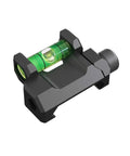 Low Profile Picatinny Bubble Level and Anti Cant Indicator for Long Range Shooting, 0.35 Inch Clearance, Lightweight 6061 Aluminum