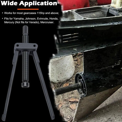 Lower Bearing Carrier Puller Tool For Marine Gearcases 115HP And Up Fits Yamaha Johnson Evinrude Honda Mercruiser Mercury Outboards