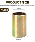 5 Pack Universal Lower Lift Arm Bushing Fits Category II To I Hitch Systems Cat I To Cat II, showing product size and dimensions.