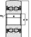 LR5004NPPU Track Roller 2 Rows Bearing 20x47x16 Sealed Track Bearings - VXB Ball Bearings