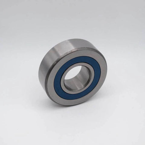 Silver LR5201NPPU Track Roller Ball Bearing 12x35x15.9 LR5201-2RS with blue seal, ideal for smooth rolling and durable performance.