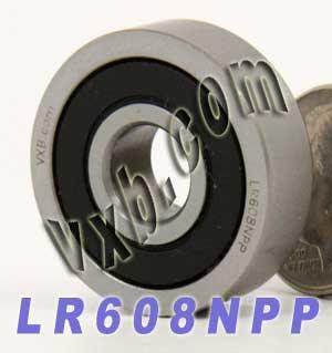 LR608NPP Track Roller Bearing Sealed 8x24x7 Miniature Track Bearings - VXB Ball Bearings