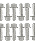 12 Piece Exhaust Manifold Header Bolt Kit For LS Series Engines LS1 LS2 LS3 LSX LT With Grade 10.9 Steel And Dacromet Coating Direct OEM Replacement For 551696 No Washers Needed Beefed Up Heavy Duty LS Header Bolts Set For Secure Leak Free Seals