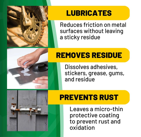 Lubricates metal, removes residue, prevents rust with Multipurpose Lubricant And Corrosion Inhibitor Spray Model 03005 Marine Grade