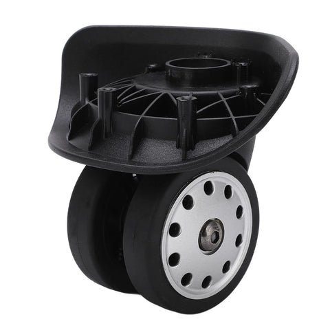 One Pair Large Size Luggage Wheel Casters For Suitcases And Travel Bags Replacement, Porous Quiet Rollers With PP And PET Material