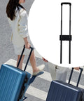 Replacement Luggage Telescopic Handle For Travel Bags Extendable 3 Stage Pull Out Rod easy install feature displayed.