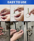 Six Piece Lynch Pin Kit With Ring For Trucks Trailers Tractors Lawnmowers Trolleys And More 5/16 By 1-3/4 Inch in use