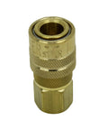 M-Style Quick Connect Air Coupler One Quarter Inch NPT Female Brass, Kwik-Change Interchangeable With Most Brands, MIL-C-4109 Compliant