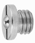M10 9mm Stainless Steel Threaded Flanged Ball Spring Plunger - VXB Ball Bearings