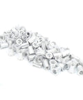 M10 Aluminum Pull Riveting Nuts Flat Head For Tight Spaces 100 Pcs Set WJ30045 spread on a flat surface