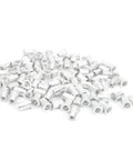 M10 100 Pcs Aluminum Flat Head Pull Riveting Nuts Set for Vertical Hardware Accessories Riveting Nuts Aluminum Fasteners WJ30045